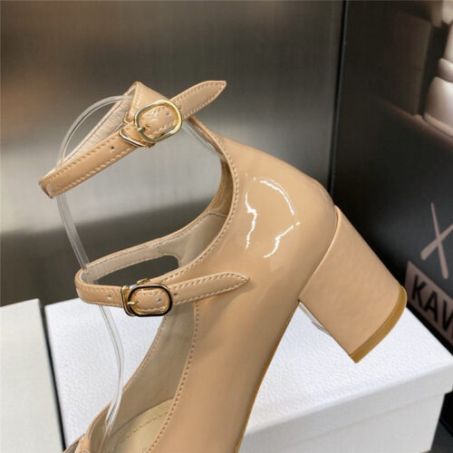 High Quality Luxury Dior Retro Roman Style Low Heel Doll Womens Shoes – Style 08198 product detail