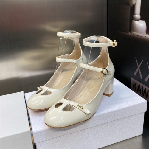 High Quality Luxury Dior Retro Roman Style Low Heel Doll Womens Shoes alternate view