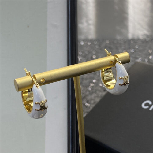 High Quality Luxury Celine American Retro Earrings alternate view