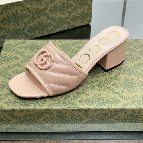 High Quality Luxury Gucci GG Buckle Sandals Slippers product detail
