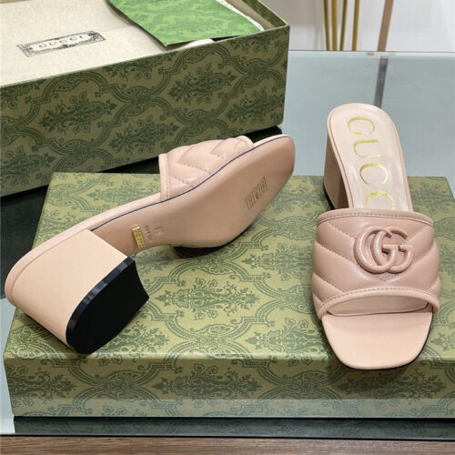 High Quality Luxury Gucci GG Buckle Sandals Slippers product detail