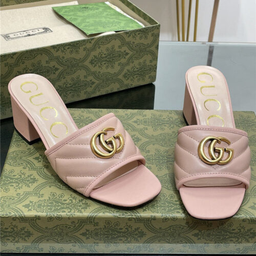 High Quality Luxury Gucci GG Buckle Sandals Slippers – Style 28787