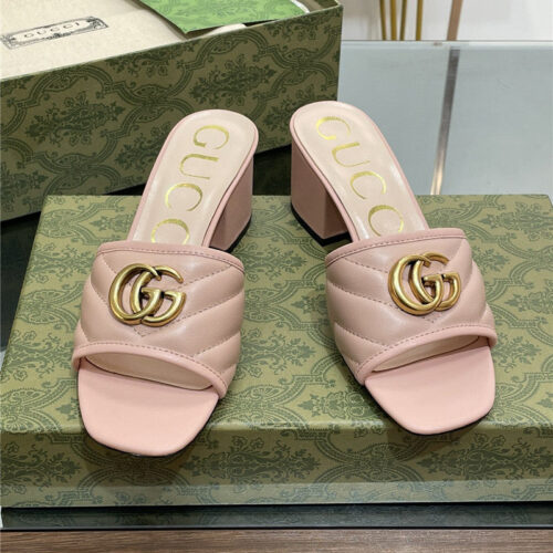 High Quality Luxury Gucci GG Buckle Sandals Slippers – Style 28787 alternate view