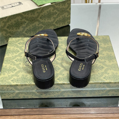 High Quality Luxury Gucci Classic GG Buckle Sandals – Style 67987 product detail