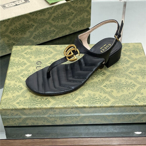 High Quality Luxury Gucci Classic GG Buckle Sandals – Style 67987 product detail