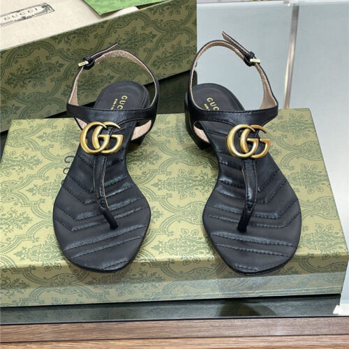 High Quality Luxury Gucci Classic GG Buckle Sandals – Style 67987 product detail