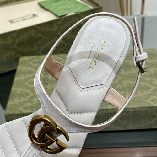 High Quality Luxury Gucci Classic GG Buckle Sandals product detail