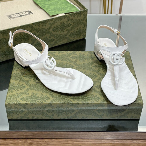High Quality Luxury Gucci Classic GG Buckle Sandals – Style 71379