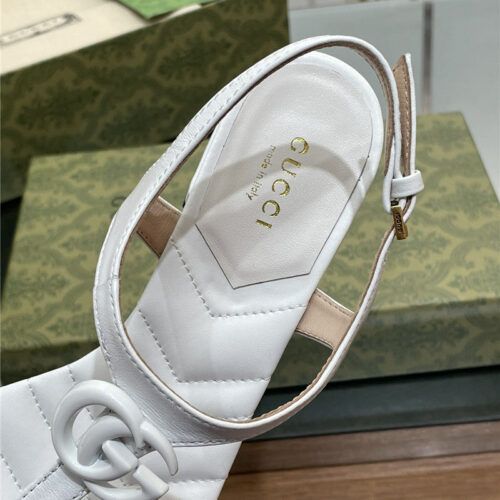 High Quality Luxury Gucci Classic GG Buckle Sandals – Style 71379 product detail