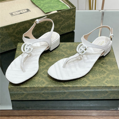 High Quality Luxury Gucci Classic GG Buckle Sandals – Style 71379 product detail