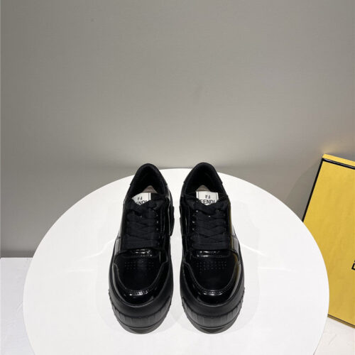 High Quality Luxury Fendi Platform Shoes In Best Quality Soft Patent Leather – Style 21715 product detail