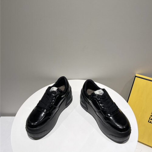 High Quality Luxury Fendi Platform Shoes In Best Quality Soft Patent Leather – Style 21715 alternate view