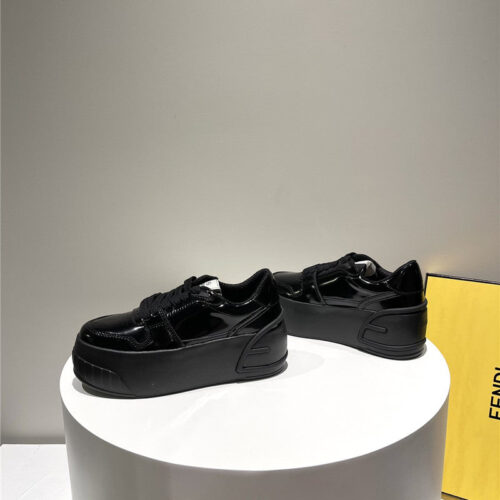 High Quality Luxury Fendi Platform Shoes In Best Quality Soft Patent Leather – Style 21715 product detail