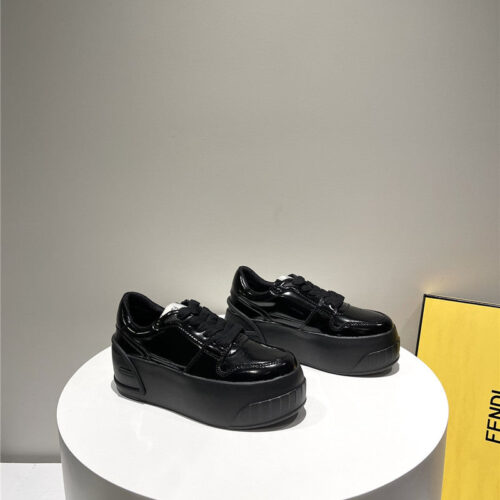 High Quality Luxury Fendi Platform Shoes In Best Quality Soft Patent Leather – Style 21715 product detail