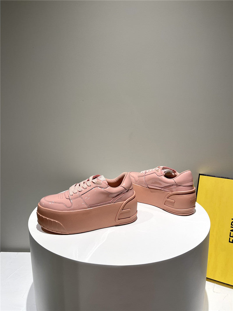 High Quality Luxury Fendi Platform Shoes In Best Quality Soft Patent Leather – Style 46003 product detail