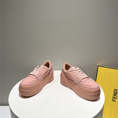 High Quality Luxury Fendi Platform Shoes In Best Quality Soft Patent Leather – Style 46003 alternate view