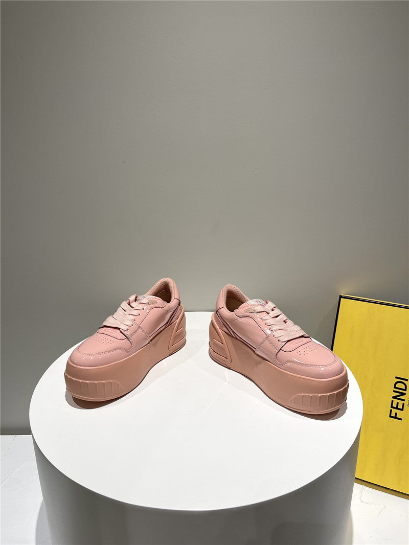 High Quality Luxury Fendi Platform Shoes In Best Quality Soft Patent Leather – Style 46003 product detail