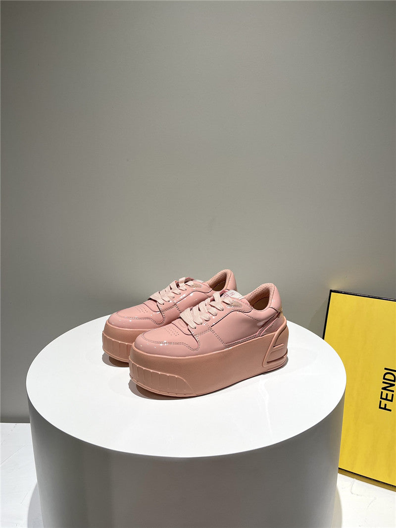 High Quality Luxury Fendi Platform Shoes In Best Quality Soft Patent Leather – Style 46003