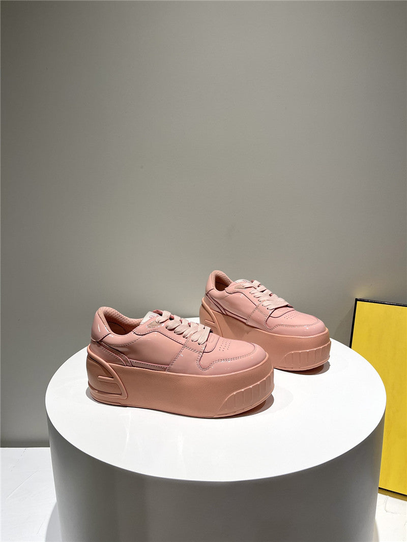 High Quality Luxury Fendi Platform Shoes In Best Quality Soft Patent Leather – Style 46003 product detail