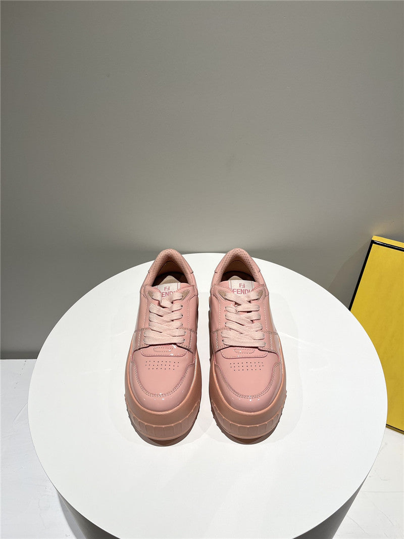 High Quality Luxury Fendi Platform Shoes In Best Quality Soft Patent Leather – Style 46003 product detail