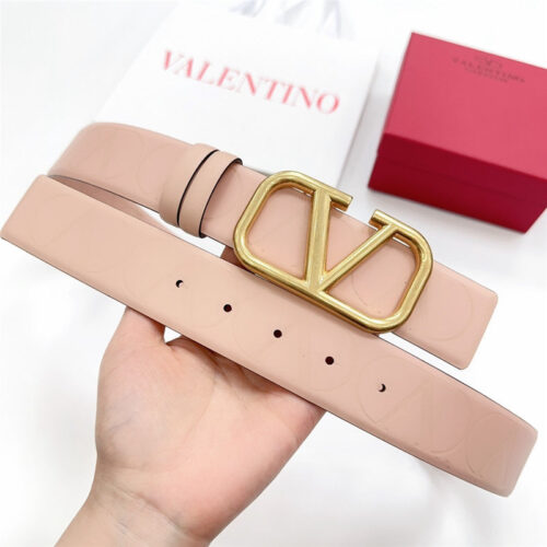 High Quality Luxury Valentino New Double-Sided Top Layer Cowhide Belt – Style 62726 alternate view