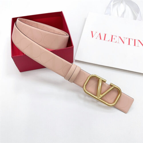 High Quality Luxury Valentino New Double-Sided Top Layer Cowhide Belt – Style 62726 product detail