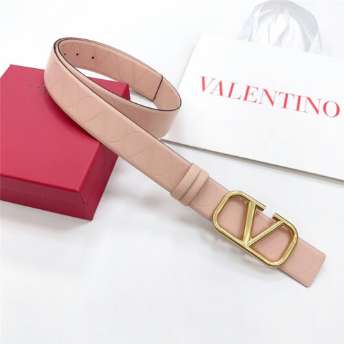 High Quality Luxury Valentino New Double-Sided Top Layer Cowhide Belt – Style 62726 product detail