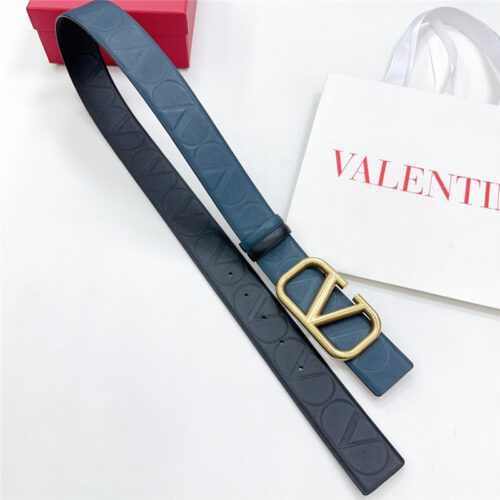 High Quality Luxury Valentino New Double-Sided Top Layer Cowhide Belt – Style 44919 product detail