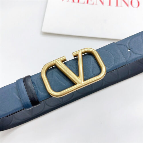 High Quality Luxury Valentino New Double-Sided Top Layer Cowhide Belt – Style 44919 product detail