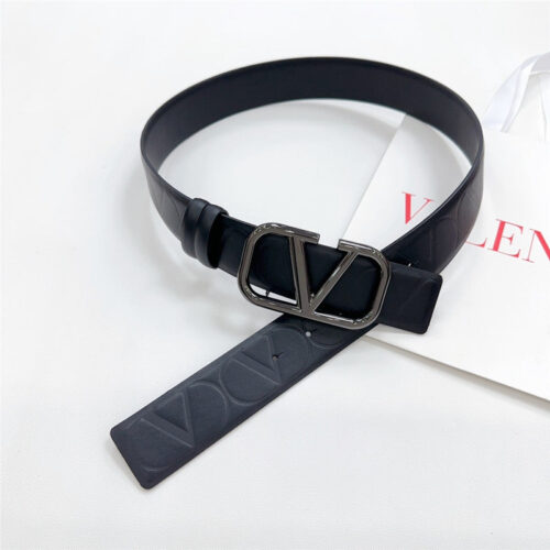 High Quality Luxury Valentino New Double-Sided Top Layer Cowhide Belt – Style 44901 product detail