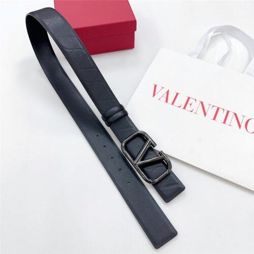 High Quality Luxury Valentino New Double-Sided Top Layer Cowhide Belt – Style 44901 product detail