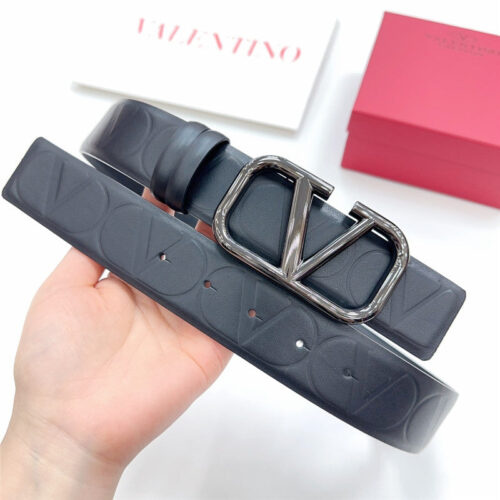 High Quality Luxury Valentino New Double-Sided Top Layer Cowhide Belt – Style 44901 alternate view