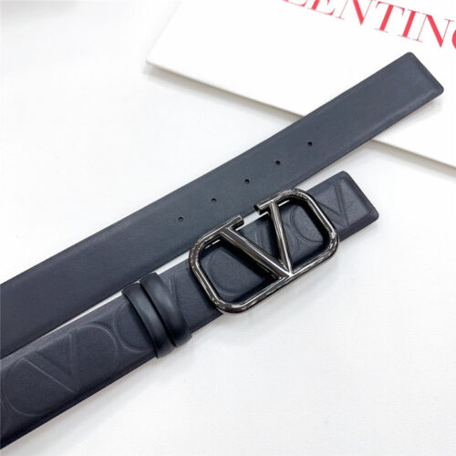 High Quality Luxury Valentino New Double-Sided Top Layer Cowhide Belt – Style 44901 product detail