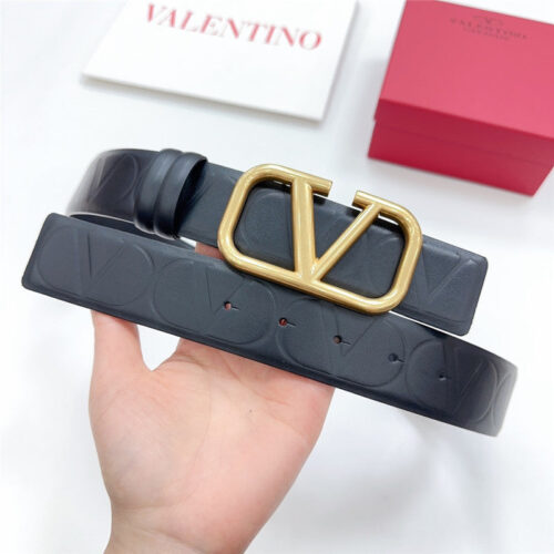 High Quality Luxury Valentino New Double-Sided Top Layer Cowhide Belt – Style 44885 product detail