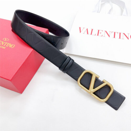 High Quality Luxury Valentino New Double-Sided Top Layer Cowhide Belt – Style 44885 product detail