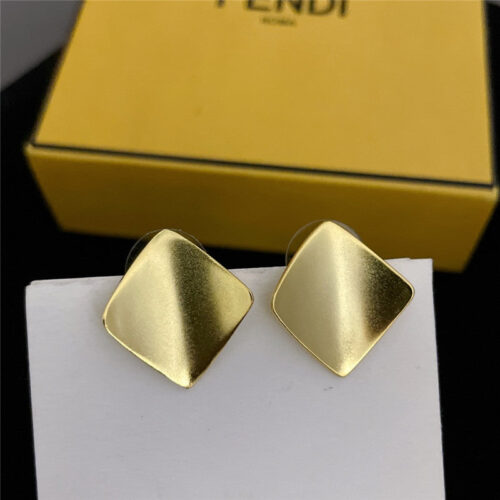 High Quality Luxury Fendi Fashion Simple Earrings – Style 50944