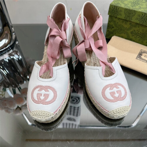 High Quality Luxury Gucci Wedge Fisherman Shoes – Style 42739 product detail