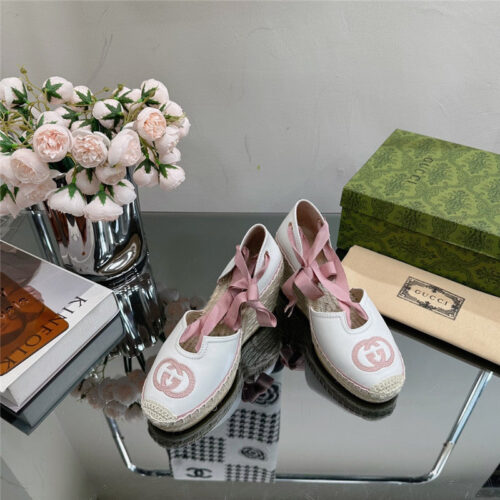 High Quality Luxury Gucci Wedge Fisherman Shoes – Style 42739 product detail