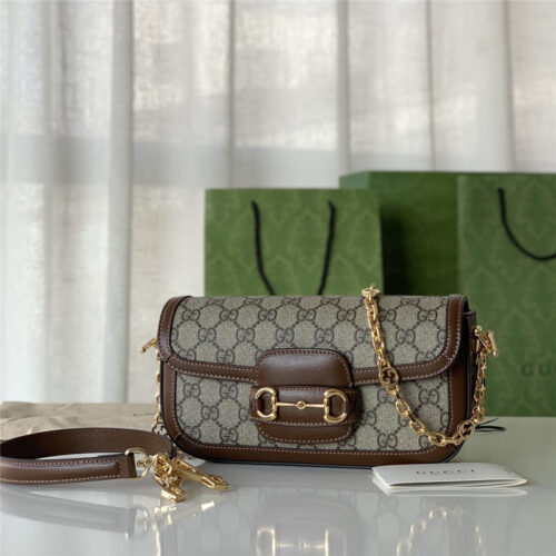 High Quality Luxury Gucci Horsebit 1955 Shoulder Bag