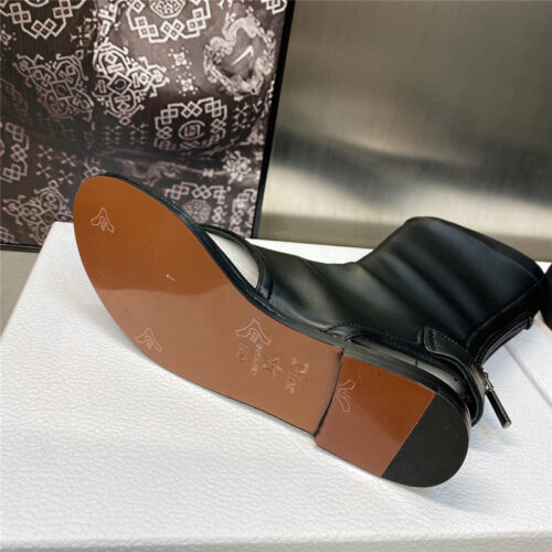 High Quality Luxury Dior New Spirit Clip Toe Casual Flat Elastic Female Sandals – Style 53158 product detail