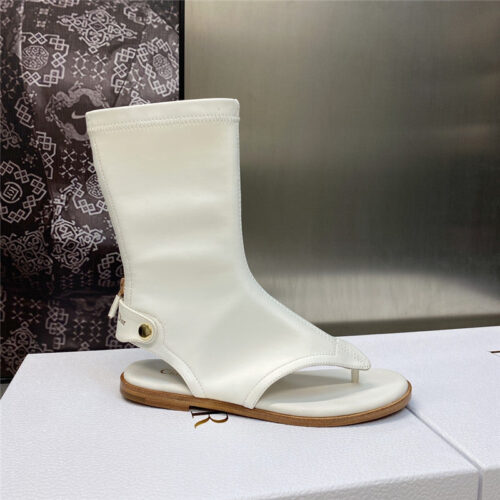 High Quality Luxury Dior New Spirit Clip Toe Casual Flat Elastic Female Sandals product detail