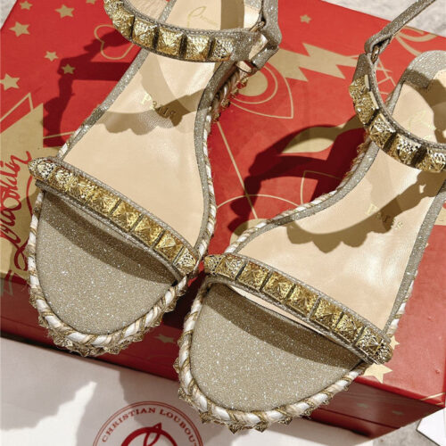 High Quality Luxury Christian Louboutin Wedge Sandals – Style 58548 product detail