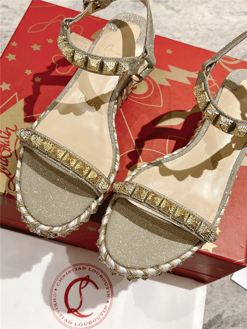 High Quality Luxury Christian Louboutin Wedge Sandals – Style 58548 product detail