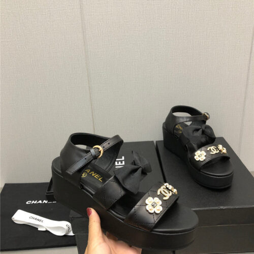 High Quality Luxury Chanel Top Sandals – Style 03686 product detail