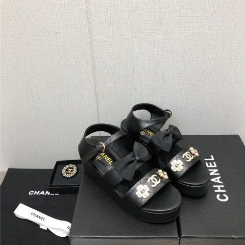 High Quality Luxury Chanel Top Sandals – Style 03686