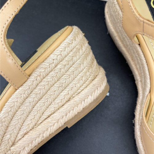High Quality Luxury Chanel Wedge Platform Sandals – Style 12518 product detail
