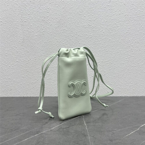 High Quality Luxury Celine Drawstring Phone Bag product detail