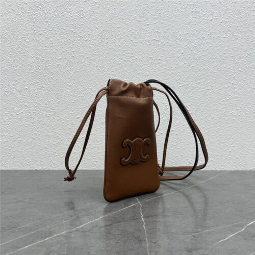 High Quality Luxury Celine Drawstring Phone Bag – Style 24789 alternate view