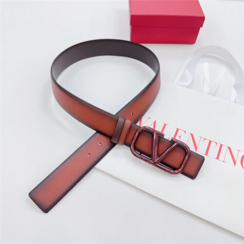 High Quality Luxury Valentino New Double-Sided Top Layer Cowhide Belt – Style 44869 product detail