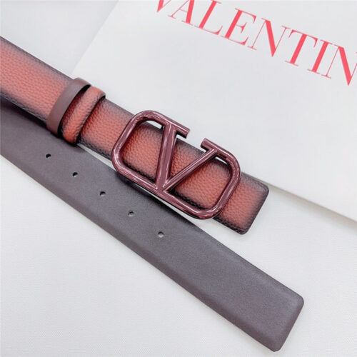 High Quality Luxury Valentino New Double-Sided Top Layer Cowhide Belt – Style 44869 product detail